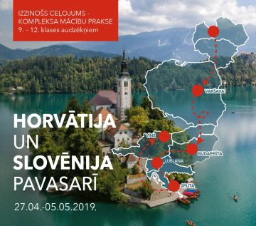 Mācību prakse- izzinošais ceļojums “Horvātija un Slovēnija pavasarī”